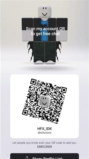 Scan my Accounts QR to get free chat
