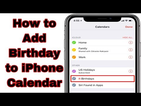 How to Add Birthdays to iPhone Calendar - how to create a birthday calendar on iphone and ipad