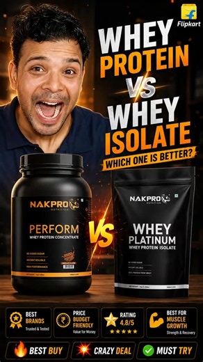 Whey Protein vs Whey Isolate 💪 कौन सा Best है? | Muscle Gain, Fat Loss & Beginners Guide 2026