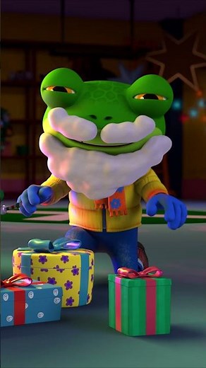 Santa Gecko’s Christmas Magic 🎄🎁🪄 | Gecko's Garage 🚚 #Shorts #GeckosGarage