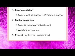 CCS364 UNIT 2 Supervised Learning in Neural Networks