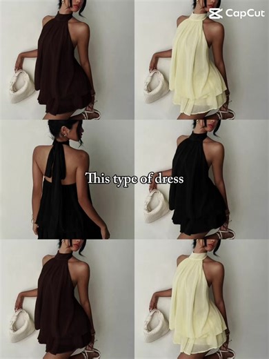 Halter Tie Mini Dress - Trendy and Elegant