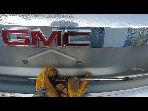 07-12' GMC Acadia manually open rear lift gate