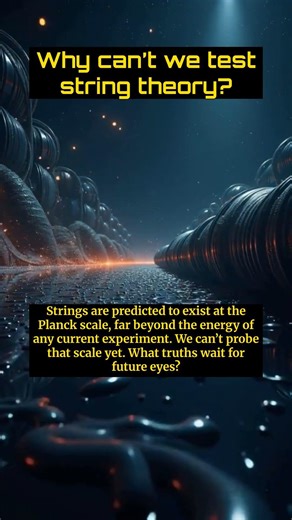 Why string theory isn't proven