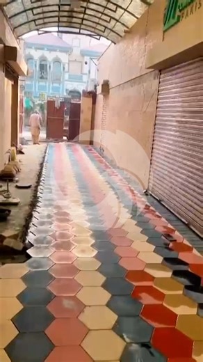 A bold pathway made with precision-cut of Hexagon concrete tile in premium colours. Strong colours,perfect alignment and long lasting. Flooring made with quality tiles makes the first impression. CRAFTING TIMELESS BEAUTY WITH EVERY TILE. Site location: Expo Avenue Society. Design: Hexagon. Size: 12”/12”. . . . . . . . . . . . . . . . . . . . . . . #falconconcrete #hexagonaltiles #pathways #outdoors #besttilesever | Falcon Concrete