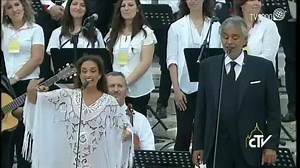 "Beautiful that Way" with Andrea Bocelli, in Vatican, on July 3rd | Noa (Achinoam Nini)