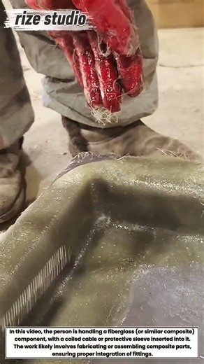 Working with Fiberglass Material - Installing a Cable Gland in Composite Component