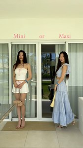 94K views · 296 reactions | Would you rather wear mini skirts or maxi skirts?  •mini skirts• maxi skirts • two-piece set• matching set• summer outfits • styling tips • outfit ideas • outfit inspiration • fashion tips• what to wear• what to wear on vacation • vacation outfits • this or that• coquette style• casual style • how to style skirts • outfit of the day• outfit check • ootd • | Natali Kim | Facebook