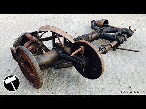 Antique and Rusty Drill Press Restoration