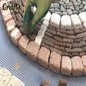 1.2M views · 509 reactions | Making a Creative Mosaic Patio with Natural Stone Credit: Levico Porfidi Snc | Christina Milian | Facebook