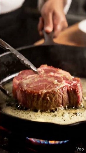 Perfect Pan-Seared Steak | Restaurant-Style Cooking #steak #steakrecipes #bbqfoodbeefusa #cooking