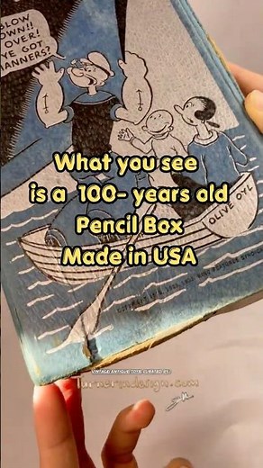 Vintage Popeye Pencil Box (1933) Review