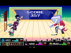 DELTARUNE Chapter 3: Tenna Boss Fight