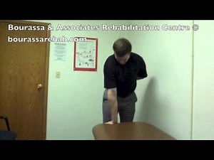 Closed chain pronation supination using a table