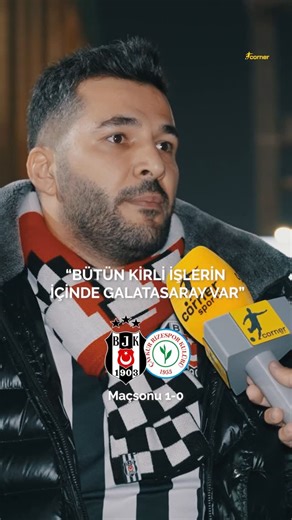 Corner Spor on Instagram: "“Bütün kirli işlerin içinde Galatasaray…” .. . .. . #Beşiktaş #galatasaray #Fenerbahçe #süperlig #rizespor"