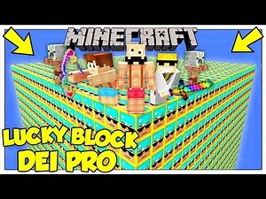 LA SFIDA DEI LUCKY BLOCK GIGANTI DEI PRO! - Minecraft ITA
