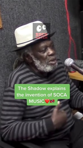 " It Had No Soca When I Come" Words from the late great Shadow 🔥 [ Old interview before his passing on ,October 23, 2018] Two things I always say , 1 Shadow have the biggest catalog of Calypso/ Soca music, and 2 Shadow music had that Bass and Soca vibe before the Soca word was created. (make what you will of that) ... Thats two things if you do your research i think everybody would agree on Interview credit Third Bass for Power 102 T&T Note: this post is not to take anything away from anyone, j