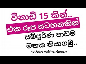 ව්‍යවසායකත්වය සම්පූර්ණ මාතෘකාව එක රූප සටහනක් ඇසුරෙන් | A/L BUSINESS STUDIES