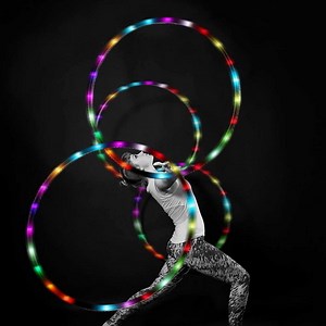 [Hot Item] LED Hula Hoop Fully Rechargeable and Collapsable