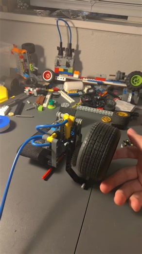 runaway engine! #enginerunaway #pnumatic #lego #car #engine