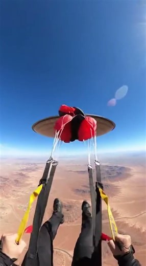 He Just Landed on a Flying Saucer Mid Skydive 😳🛸 #mermaid #mermaidlove #mythicalcreatures