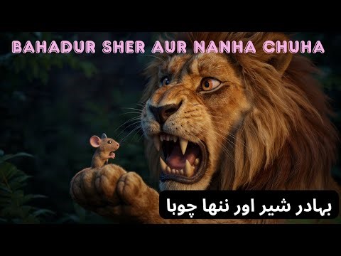 Sher or chuhiya story in Hindi | Story In Urdu | Moral Stories | JUNGLE KI KAHANI | Kids Kahani |