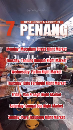 Pasar Malam Penang: Jadwal dan Lokasi Night Market Terbaik