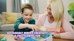 Kinetic Sand, Project Planet Turtle Beach, 14oz Sand, Tools & Molds, Sustainably Minded