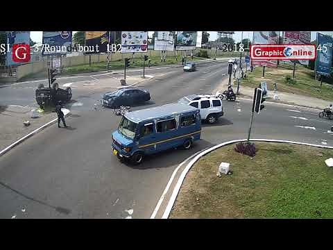 Some road accidents captured by CCTV on Ghana roads