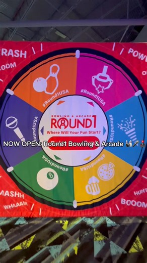 Let the games begin! Round1 Bowling & Arcade is Now Open at Menlo Park Mall! 🎳👾 Located on the lower level, near Macy's | Menlo Park Mall