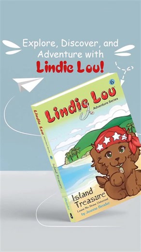 Lindie Lou Adventure Series Books on Instagram: "If you are looking for an adventure book that teaches geography, life lessons, and the thrill of A treasure on an island. This is the book for you! #lindielou.com #lindieloubooks #learning #kidsbooks"