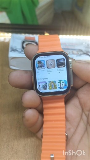 How to insert download games 😱 in T800 ultra smart watch ✅️ #video #videoviral #smartwatch