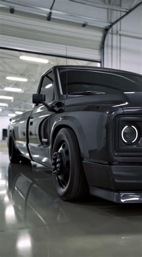 The Meanest Slammed Chevy C10 You’ll Ever See 🖤💀