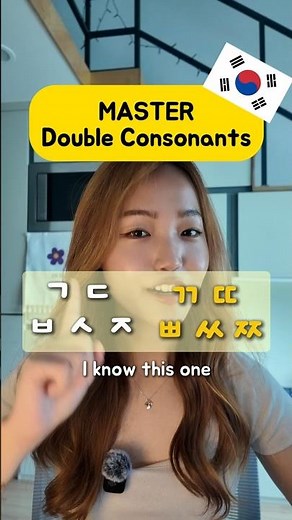 Learn Korean Double Consonants 🇰🇷🔥 #learnkorean #korean #koreanlanguage #koreanalphabet