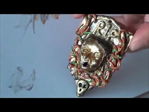 Comment modeler une pierre tombale en fimo ?