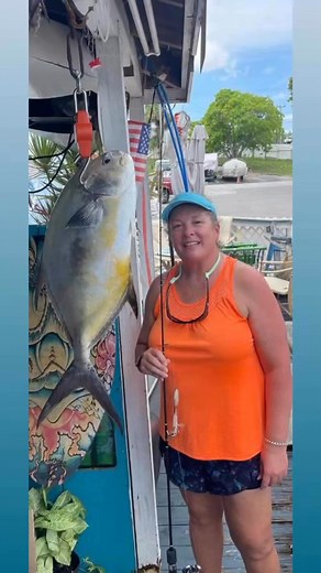 This was one the of best days fishing EVER!!! I love catching permit and this one of the as my biggest one at 32 inches and 22 pounds!! ❤️🐟🎣 | Tania Schulze