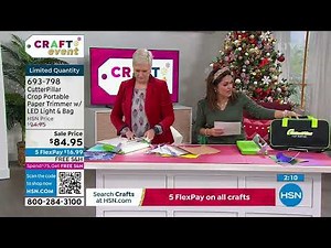 CutterPillar Crop Portable Paper Trimmer with LED Light ...