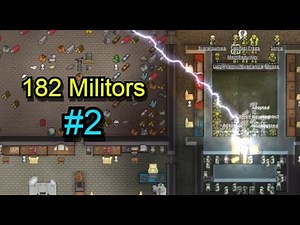 Tiny killbox vs 182 Militors - Rimworld