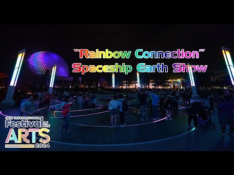 "Rainbow Connection" Muppets Spaceship Earth Show | World Celebration Gardens View | 2024