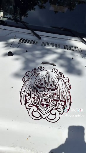 Custom Demon Decal Designs for Your Vehicle