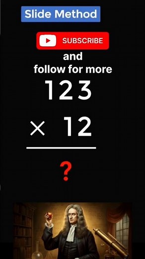 Slide Method 📚 subscribe and follow for more #maths #viral #mathematics #education