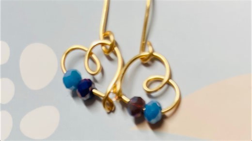 Wire Heart Earrings – Make Your Own Jewelry
