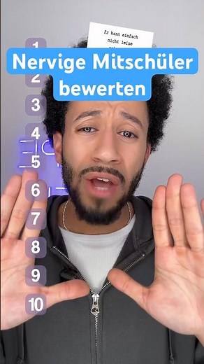 Ranking: 10 nervige Mitschüler bewerten #shorts #schule #hypezeit