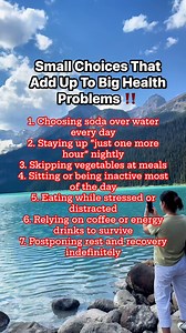 1.8K views · 85 reactions | Small Choices That Add Up To Big Health Problems ‼️ #BadChoices #HealthyLifestyle #healthtips #awareness #wellness #fbreelsfypシ゚ #factsoflife | Balbino Jr Lubid | Facebook
