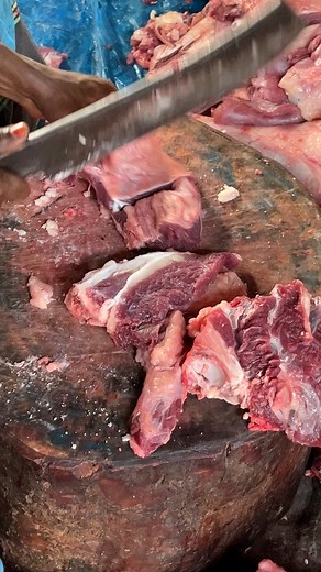 Meat cutting #meat #india #ustoday #beef | Meat & Fish Market