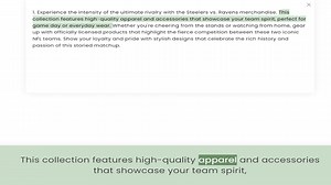 collection features high-quality apparel and accessories that showcase your team spirit, perfect for