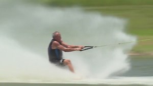 Barefoot water skiing championship in Winter Haven
