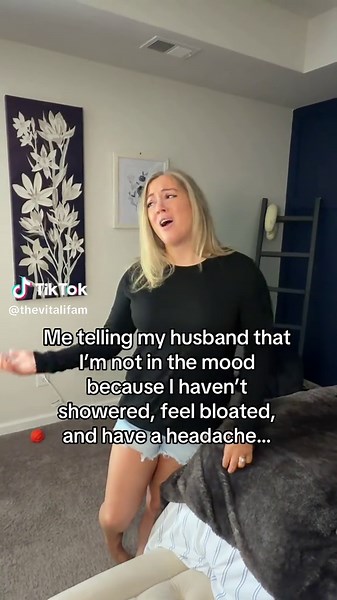I get no sympathy from him! 😂#couplecomedy #marriedlife #marriagehumor #funnycouple #husbandwife