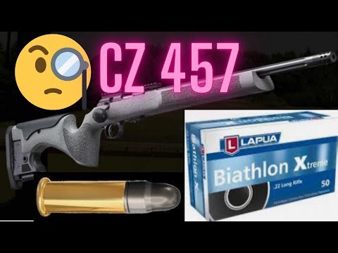 CZ 457 Lapua Biathlon Xtreme ammo testing