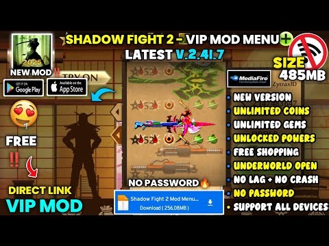 Shadow Fight 2 Mod APK | Unlimited Everything + Underworld + All Weapons Unlocked | VIP Mod 🔥